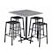 Holland Bar Stool Co Outdoor 405 30 in. Backless Bar Stool with Black Wrinkle Finish OD405 - alternate 3
